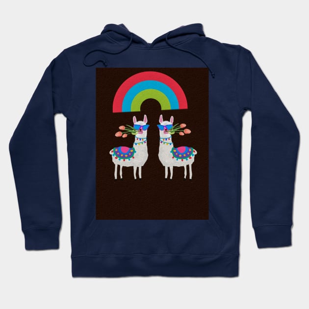 FUNNY  STYLISH LLAMA Hoodie by sentha